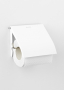 BRABANTIA Classic biały - uchwyt na papier toaletowy ze stali nierdzewnej