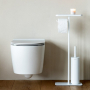 BRABANTIA MindSet biały - stojak na papier toaletowy ze stali nierdzewnej