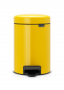 BRABANTIA Newicon żółty 3 l (113123) - kosz na śmieci do łazienki z pedałem ze stali nierdzewnej