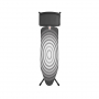 BRABANTIA Titan Oval czarna 124 x 38 cm - deska do prasowania ze stali nierdzewnej