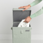 BRABANTIA To Go Magic Box 35 l zielony - brudownik / kosz na pranie i bieliznę poliestrowy