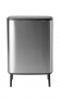 BRABANTIA Touch Bin Bo 2 x 30 l - kosz do segregacji śmieci stalowy dwukomorowy