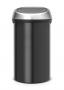 BRABANTIA Touch Bin czarny 60 l (402548) - kosz na śmieci ze stali nierdzewnej
