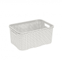 BRANQ Rattan 29 x 19,5 cm - koszyk do przechowywania plastikowy