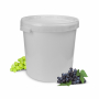 BROWIN Wine 30 l biały - pojemnik fermentacyjny z pokrywką