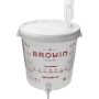 BROWIN Wine Overprint 30 l - pojemnik fermentacyjny z pokrywką, kranem i rurką