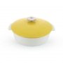 REVOL Revolution 2,5 l żółta – brytfanna porcelanowa z pokrywką