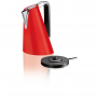 BUGATTI Vera Easy 1,7 l czerwony - czajnik elektryczny bezprzewodowy stalowy