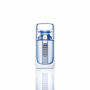 Butelka filtrująca wodę z tritanu I-WATER CLASSIC NIEBIESKA 380 ml