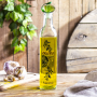 Butelka na oliwę i ocet szklana z dozownikiem NATURAL 0,5 l