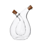 Butelka na oliwę i ocet szklana PETER 350 ml / 75 ml 2w1