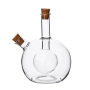 Butelka na oliwę i ocet szklana PETER 400 ml / 50 ml 2w1