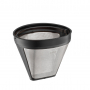 CILIO Handy roz. 4 srebrny - dripper / filtr do kawy ze stali nierdzewnej 