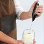 CILIO Latteforte - spieniacz do mleka elektryczny ze stali nierdzewnej ze stojakiem