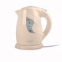 ADLER Tea 1 l beżowy - czajnik elektryczny bezprzewodowy plastikowy