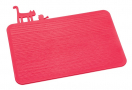 KOZIOL Pi Kotek czerwona 30 x 25 cm - deska do krojenia plastikowa