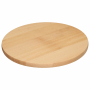 Deska / taca do serwowania serów i pizzy obrotowa drewniana CAMEMBERT BRĄZOWA 30 cm