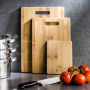 Deski do krojenia bambusowe CUTTING BOARDS 3 szt. 