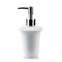 Dozownik do mydła w płynie lub płynu do mycia naczyń porcelanowy AFFEK DESIGN BASIC BIAŁY 200 ml 