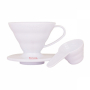 HARIO Dripper V60-01 biały - dripper / filtr do kawy plastikowy