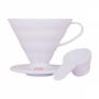 HARIO Dripper V60-02 biały - dripper / filtr do kawy plastikowy 