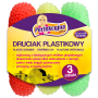 Druciaki kuchenne plastikowe TRIO COLOR WIELOKOLOROWE 3 szt.