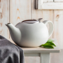 Dzbanek do herbaty ceramiczny z zaparzaczem BELLA FIORE 0,75 l