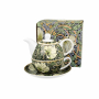 Dzbanek do herbaty i kawy porcelanowy z filiżanką i spodkiem DUO ART GALLERY PIMPERNEL BY WILLIAM MORRIS 0,35 lvvv