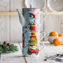 Dzbanek do herbaty i kawy z filiżankami porcelanowy EASY LIFE CHRISTMAS TIME 0,5 l