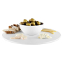 EVA TRIO Legio Nova 34,5 cm - talerz do serwowania przekąsek z miseczką porcelanowy