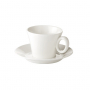 Filiżanka do cappucino porcelanowa ze spodkiem TESCOMA ALLEGRA KREMOWA 200 ml