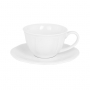 Filiżanka do espresso porcelanowa ze spodkiem ASHDENE CHLOE BIAŁA 85 ml