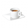 Filiżanka do espresso porcelanowa ze spodkiem TESCOMA GUSTITO PORCELAIN BIAŁA 80 ml