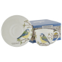 Filiżanka do kawy i herbaty porcelanowa ze spodkiem BY AGATA HAJDECKA 280 ml