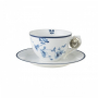 Filiżanka do kawy i herbaty porcelanowa ze spodkiem LAURA ASHLEY CHINA ROSE BIAŁA 250 ml