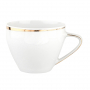 Filiżanka do kawy i herbaty porcelanowa MARIAPAULA MODERNA GOLD 250 ml