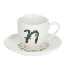 LA PORCELLANA BIANCA Solotua N 90 ml - filiżanka do espresso porcelanowa ze spodkiem