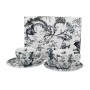 Filiżanki do espresso porcelanowe ze spodkami DUO JAPAN COLLECTTION ORIENT 90 ml 2 szt.
