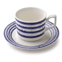 Filiżanki porcelanowe ze spodkami AFFEK DESIGN JOY BLUE 210 ml 6 szt.