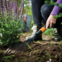 FISKARS QuikFit Flower Rake czarne - grabie do liści stalowe