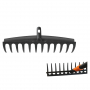 FISKARS Solid Universal Rake Head czarne - grabie ogrodowe uniwersalne