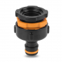 FISKARS Tap Connector Multi 21; 26,5; 33,3 mm czarne - przyłącze kranowe