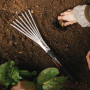 FISKARS Xact Hand Rake czarne - grabie ze stali nierdzewnej