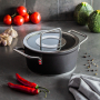 FISSLER Adamant 18 cm - garnek aluminiowy z pokrywką