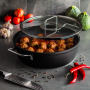 FISSLER Adamant 28 cm - garnek aluminiowy z pokrywką