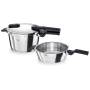 FISSLER Vitaquick 4,5 l + 2,5 l - szybkowary ciśnieniowe ze stali nierdzewnej