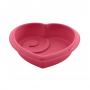 LURCH Flexi Heart 22 x 21 cm różowa - forma do pieczenia silikonowa