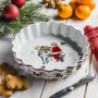 Forma do pieczenia tarty porcelanowa MAGIC CHRISTMAS 25,5 cm