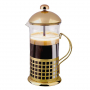 French press / Zaparzacz do kawy tłokowy szklany GOLD BASKET 1 l