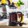 French press / Zaparzacz do kawy tłokowy szklany HOME DELUX SOFIA 1 l